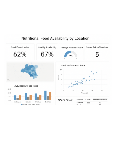 Nutritional Food Access Dashboard