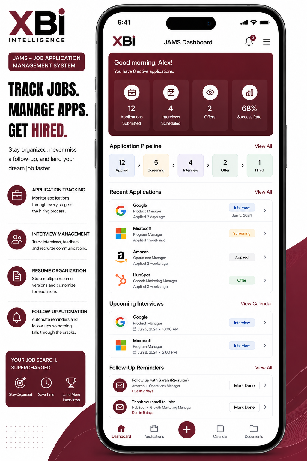 JAMS — Job Application Management System