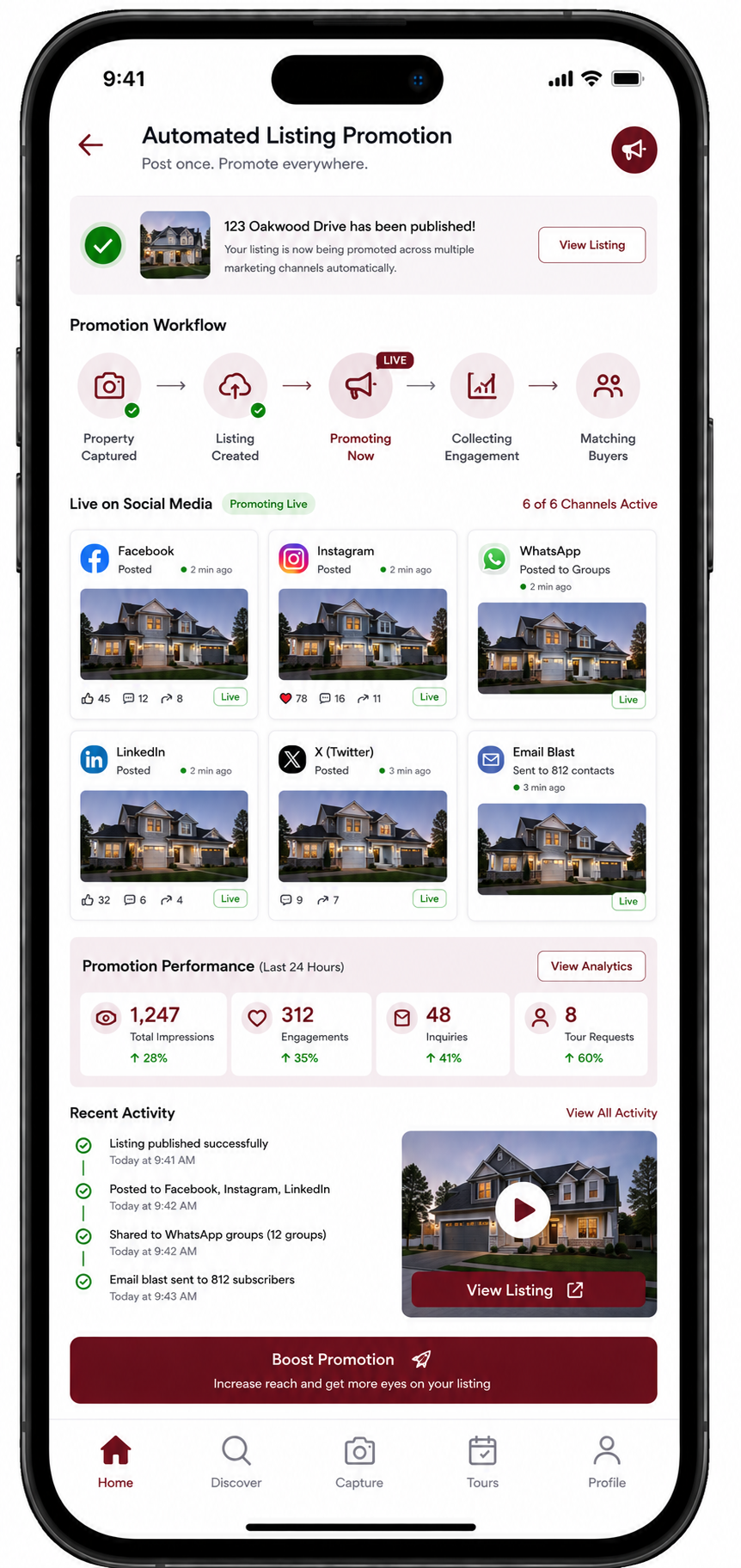 Local Real Estate Marketplace System